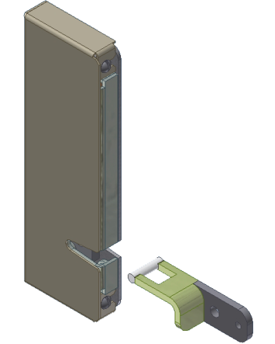 Замок электромагнитный малогабаритный Aler AL-250UZ-D в Самаре Электромагнитные замки Pintop.ru