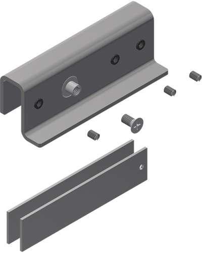 Комплект монтажа Aler MK AL-150PR-U1-Glass в Самаре Электромагнитные замки Pintop.ru