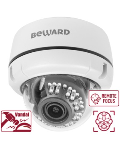 IP-камера видеонаблюдения антивандальная купольная Beward B2530DVZ в Самаре IP-камеры Pintop.ru