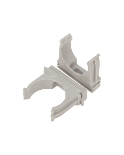 Крепеж-клипса для труб д.20мм, цвет серый Cabeus (CF20-GY) в Самаре Держатели, клипсы, скобы Pintop.ru