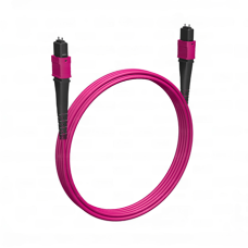 Кабельная сборка MPO(M) -MPO(M)-12 волокон 50/125 OM4, 7 m Cabeus (FOP-50-OM4-12-MPO(m)-12-MPO(m)-B-7m)