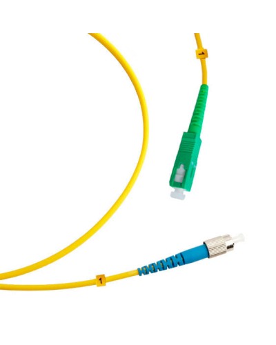 Шнур оптический simplex SC/APC-FC/UPC 9/125 sm 3м LSZH Cabeus FOP(s)-9-SC/APC-FC/UPC-3m в Самаре Патч-корды оптические Pintop.ru