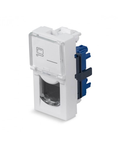 Модуль Keystone Jack RJ-45(8P8C), 180 градусов, категория 6 Cabeus (KJ-RJ45-Cat.6-180T-FP-L-22,5) в Самаре Модули Keystone Pintop.ru