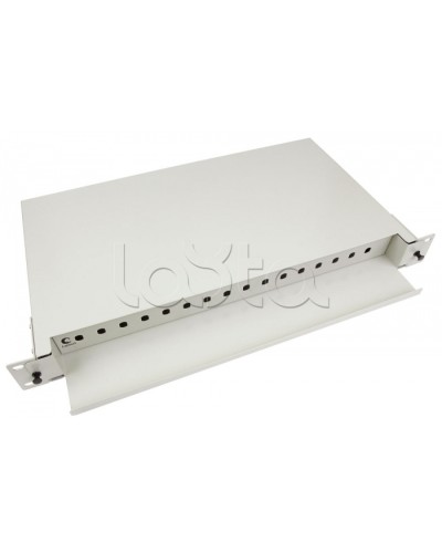 Бокс оптический 19, 1U на 16 ST/FC портов Cabeus ODF-19-16-ST в Самаре Кросс оптический Pintop.ru