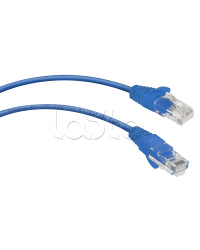 Патч-корд UTP, категория 5e, 0.15 м, неэкранированный, синий Cabeus PC-UTP-RJ45-Cat.5e-0.15m-BL в Самаре Патчкорды (медные) Pintop.ru