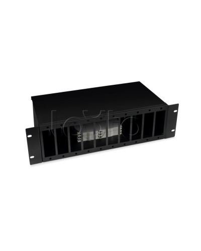Кросс бокс оптический 19 3U на 10 адаптерных панелей Cabeus (FO-19-10FP-BK) в Самаре Кросс оптический Pintop.ru