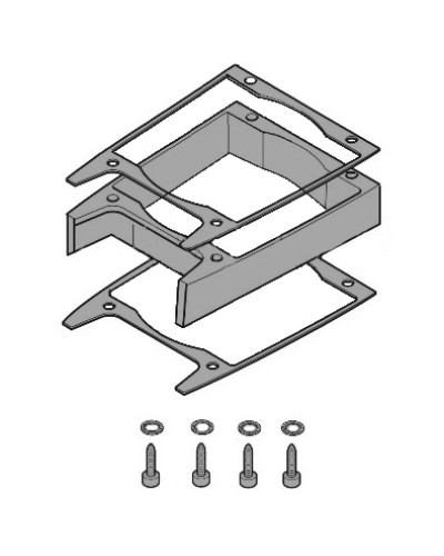 Удлинитель кожуха электродвигателя C-BXK, C-BXEK Came 119RICX043 в Самаре Запчасти для шлагбаумов и автоматики Pintop.ru