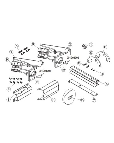 Рычаги F500 без крепления Came 119RID185 в Самаре Запчасти для шлагбаумов и автоматики Pintop.ru
