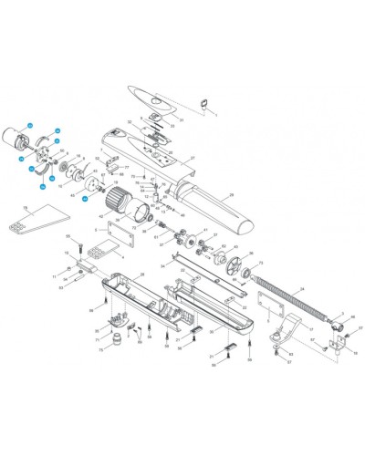 Крышка кожуха винта OPP001 Came 119RID416 в Самаре Запчасти для шлагбаумов и автоматики Pintop.ru