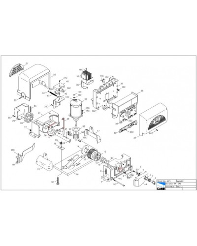 Основание корпуса S4340 Came 119RIR133 в Самаре Запчасти для шлагбаумов и автоматики Pintop.ru
