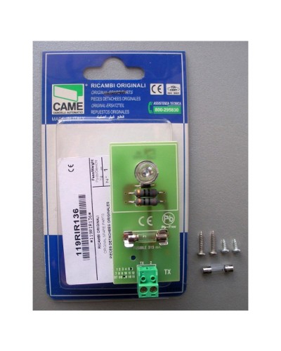 Плата TX DIR Came 119RIR136 в Самаре Запчасти для шлагбаумов и автоматики Pintop.ru