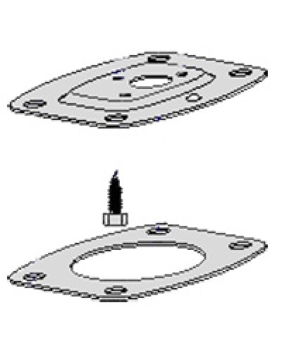 Монтажное основание стойки с анкерами DIR-L DIR-LNCame 119RIR146 в Самаре Запчасти для шлагбаумов и автоматики Pintop.ru