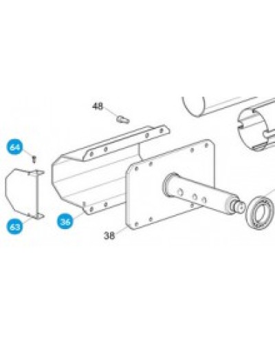 Плата LBC для MA7032 MA7034 Came 3199LBP7 в Самаре Запчасти для шлагбаумов и автоматики Pintop.ru