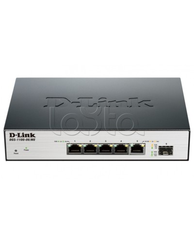 Коммутатор 6-портовый D-Link DGS-1100-06/ME/A1B в Самаре Коммутаторы Pintop.ru