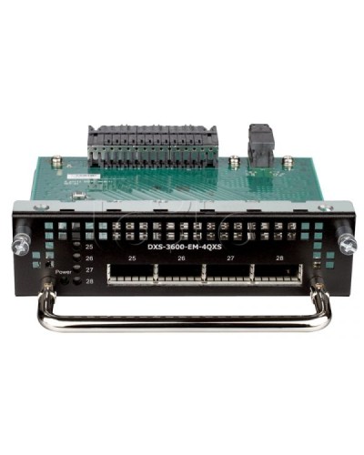 Модуль расширения с 4 портами 40G QSFP+ D-Link DXS-3600-EM-4QXS/A1A в Самаре Маршрутизаторы, Роутеры и Точки Доступа Pintop.ru