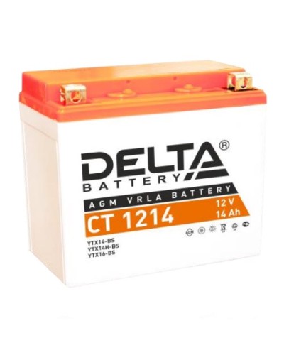 Аккумулятор АКБ 12 - 14 Delta CT 1214 в Самаре Электротехническое оборудование Pintop.ru