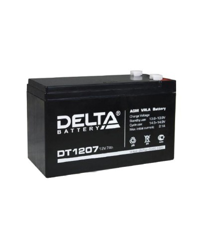 Аккумулятор свинцово-кислотный Delta DT 1207 в Самаре Электротехническое оборудование Pintop.ru