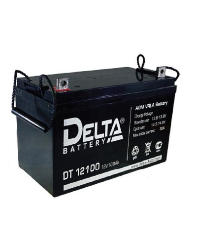 Аккумулятор свинцово-кислотный Delta DT 12100 в Самаре Электротехническое оборудование Pintop.ru