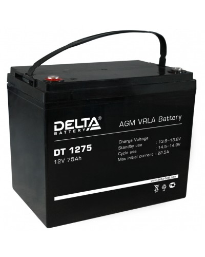 Аккумулятор свинцово-кислотный Delta DT 1275 в Самаре Электротехническое оборудование Pintop.ru
