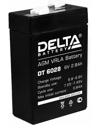 Аккумулятор свинцово-кислотный Delta DT 6028 в Самаре Электротехническое оборудование Pintop.ru