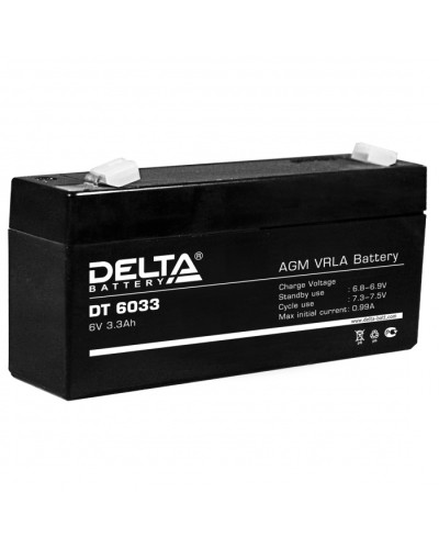 Аккумулятор свинцово-кислотный Delta DT 6033 в Самаре Электротехническое оборудование Pintop.ru