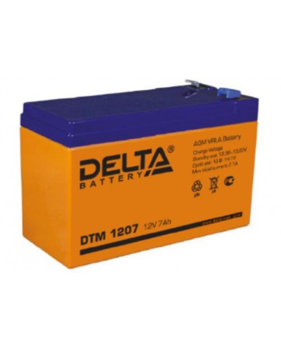 Аккумулятор свинцово-кислотный Delta DTM 1207 в Самаре Электротехническое оборудование Pintop.ru