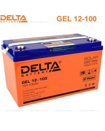 Аккумулятор свинцово-кислотный Delta GEL 12-100 в Самаре Электротехническое оборудование Pintop.ru