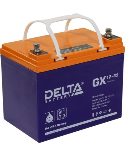 Аккумулятор свинцово-кислотный Delta GX 12-33 в Самаре Электротехническое оборудование Pintop.ru