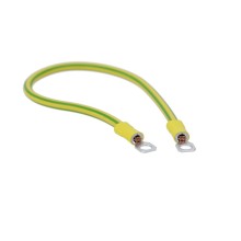 Перемычка медная сеч. 10 мм2, с наконечниками под винт М6 HDZ, L 500 мм DKC SC10L500KHDZ