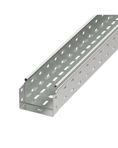 Лоток перфорированный 100х50 L3000 толщ.1,5 мм, горячеоцинкованный DKC (3526215HDZ) в Самаре Аксессуары для лотков Pintop.ru