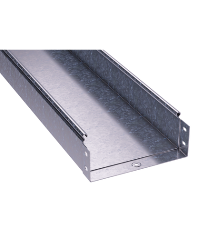 Лоток 300х80 L 3000 толщ. 1,0 мм, цинк-ламельный DKC (3506510ZL) в Самаре Кабельные лотки Pintop.ru