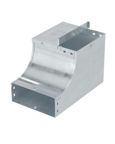 Угол CSSD 90 вертикальный внутр. переходник прав. осн. 400 H80 горячеоцинкованный DKC 37046KHDZ в Самаре Аксессуары для лотков Pintop.ru