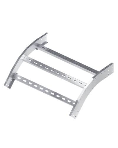 Угол лестничный вертикальный внешний 45 градусов 150х800, R600 DKC (ULOC658) в Самаре Аксессуары для лотков Pintop.ru