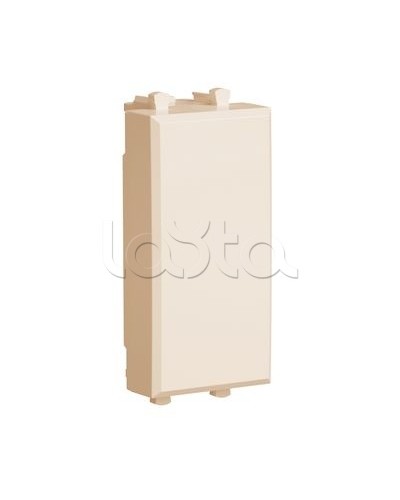 Заглушка Ванильная дымка Avanti модульная, 1 мод DKC 4405991 в Самаре Аксессуары для стоек и шкафов Pintop.ru