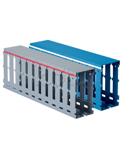 Короб перфорированный, серый RL12 25x30 DKC 00127RL в Самаре Аксессуары для кабель-канала Pintop.ru