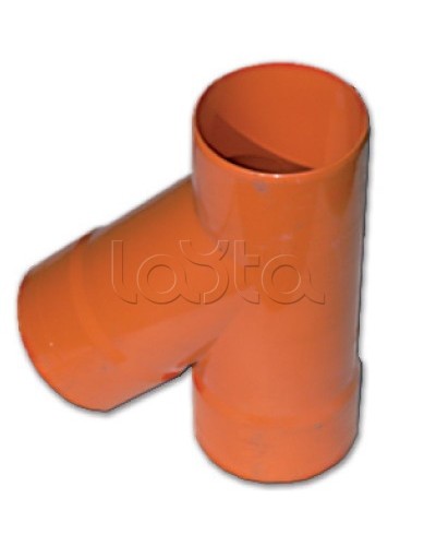 Тройник для двустенных труб одного диаметра ф63мм, 45°, полипропилен DKC 019063 в Самаре Повороты, муфты, тройники Pintop.ru