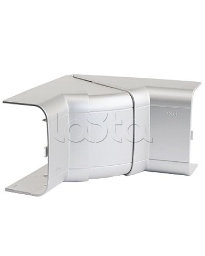 Угол внутренний 90х50 мм, изменяемый 70-120°, цвет серый металлик DKC 09551G в Самаре Аксессуары для кабель-канала Pintop.ru