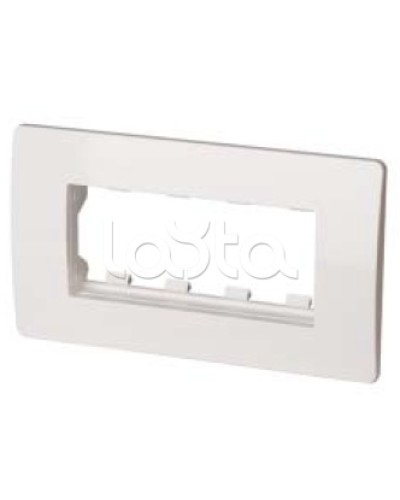 Каркас в сборе с рамкой под 4 модуля VIVA (для монтажа ЭУИ в коробки код 10143) DKC 10245 в Самаре Аксессуары для кабель-канала Pintop.ru