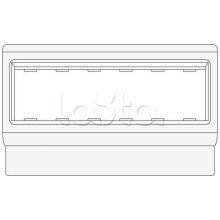 Рамка-суппорт под 6 модулей BRAVA PDA-3BN 100 DKC 10653