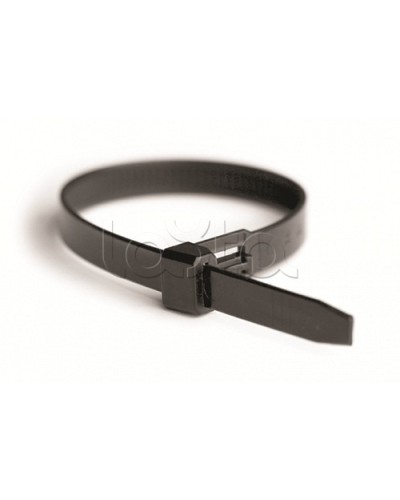 Хомут P6.6 многоразовый, черный, 7,5x200 DKC 25350 в Самаре Стяжки-хомуты Pintop.ru