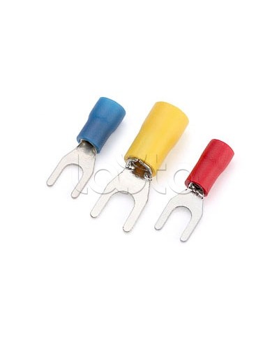 Наконечник вилочный с изолир.фланцем 1,5-2,5 кв.мм 4,1 мм (НВИ) DKC 2B14P в Самаре Крепежные изделия Pintop.ru