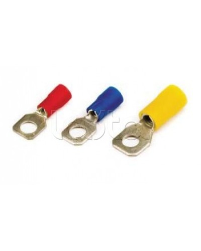 Наконечник с отверстием под винт ф5,2мм, с изолированным фланцем, для сечения провода 2,5-6,0мм2 DKC (2C5P) в Самаре Держатели, клипсы, скобы Pintop.ru