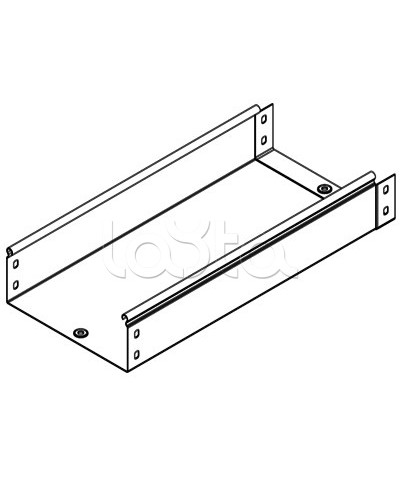 Лоток неперфорированный металлический 150х80 мм L 2000 DKC 35053 в Самаре Кабельные лотки Pintop.ru