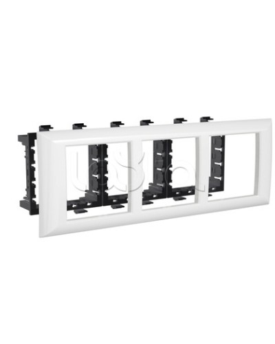 Рамка-суппорт Avanti белый для In-liner Front, 6 мод. DKC 4400916 в Самаре Аксессуары для лотков Pintop.ru