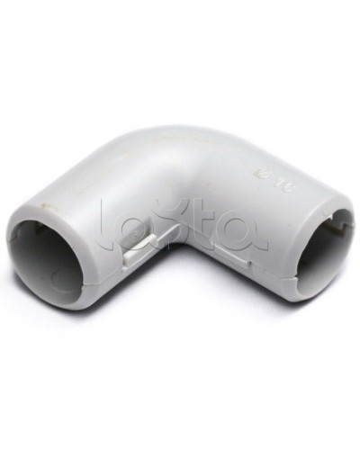 Колено открывающееся, 90 градусов 32 DKC (50532) - Колено открывающееся 90°, номинальный ф32мм, пластик, IP40, RAL 7035 в Самаре Повороты, муфты, тройники Pintop.ru