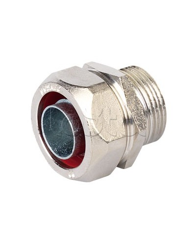 Муфта металлорукав-коробка, ф10мм, IP40/IP44/IP66/IP67, М16х1,5 наружная резьба DKC (6014-1016) в Самаре Повороты, муфты, тройники Pintop.ru