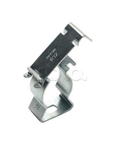 Держатель с крышкой D32, оцинкованная сталь DKC (6044-A32) в Самаре Держатели, клипсы, скобы Pintop.ru