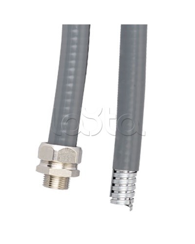 Металлорукав DN 26мм в гладкой EVA изоляции, Dвн 26,5 мм, Dнар 34,0, IP66, 25 м, цвет серый DKC 607E032 в Самаре Крепежные изделия Pintop.ru