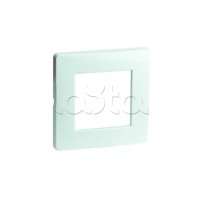 Рамка на 2 модуля (одноместная), белая, RAL9010 DKC 75010W