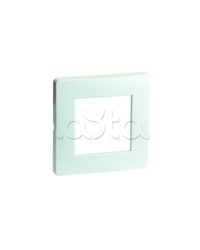 Рамка на 2 модуля (одноместная), белая, RAL9010 DKC 75010W в Самаре Аксессуары для кабель-канала Pintop.ru